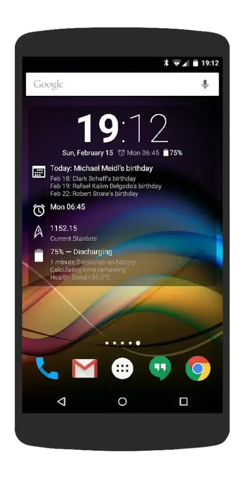 Chronus-Informations-Widgets Screenshot 3