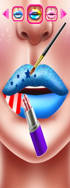 Lip Art Games: Lipstick Makeup Screenshot 1