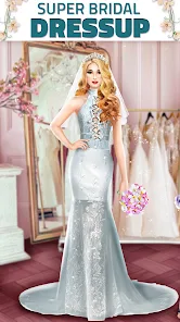 Super Wedding Dress Up Stylist Mod Screenshot 2