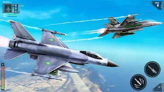 Combat Fighting Airplane Games Zrzut ekranu 2