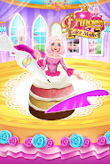 Rainbow Princess Cake Maker Captura de tela 1