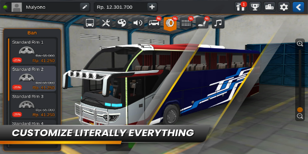 Bus Simulator Indonesia Mod Captura de pantalla 2