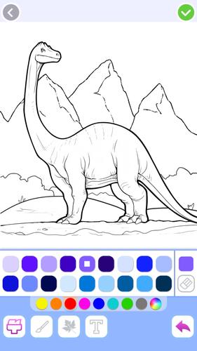 Dino Coloring Captura de tela 2
