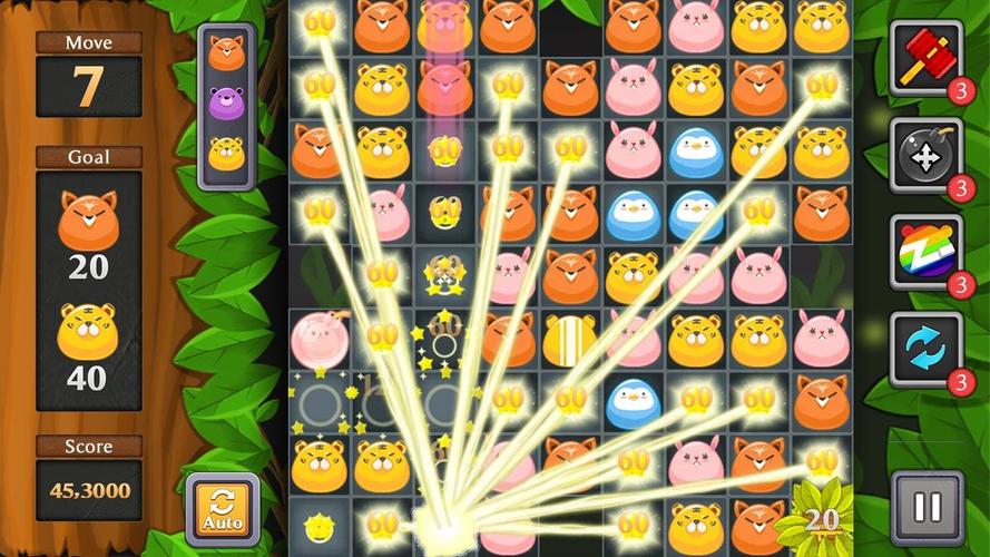 Jungle Match Puzzle Capture d'écran 0