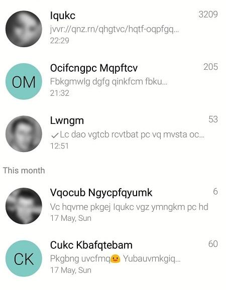 YAATA - SMS/MMS messaging Captura de tela 2