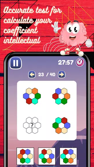 Schermata IQ Test: Logic brain training 2