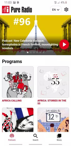 RFI Pure Radio - Podcasts Tangkapan skrin 0