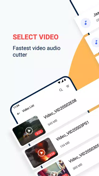 Video Cutter, Cropper, Audio C Capture d'écran 1