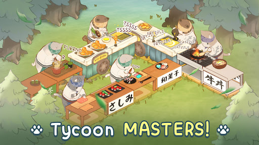 Cat Garden Food Party Tycoon स्क्रीनशॉट 2