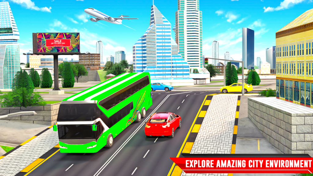 City Coach Bus Driving Sim 3D应用截图第1张