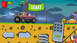 Kids Monster Truck Racing Game Tangkapan skrin 0