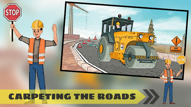 Highway road construction game Screenshot 0