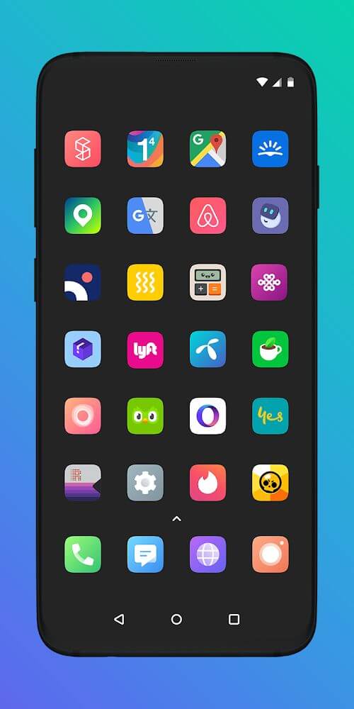 Schermata Borealis - Icon Pack Mod 1