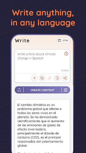 AI Chat & AI Writer - Genie Ảnh chụp màn hình 3