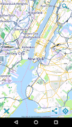 Map of New York offline Tangkapan skrin 0