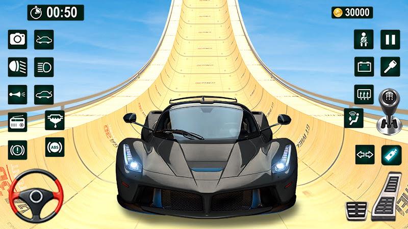 Mega Ramp GT Car Stunt Games Ekran Görüntüsü 1