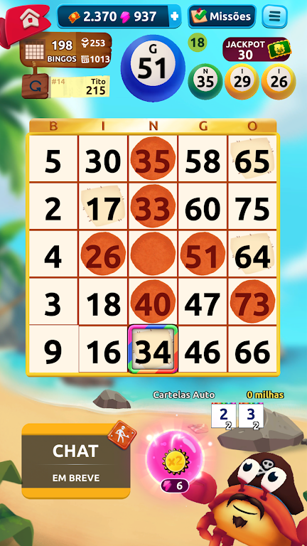 Bingo Bloon - Free Game - 75 Ball Bingo Schermafbeelding 1
