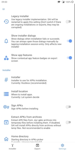 Split APKs Installer (SAI) 스크린샷 1