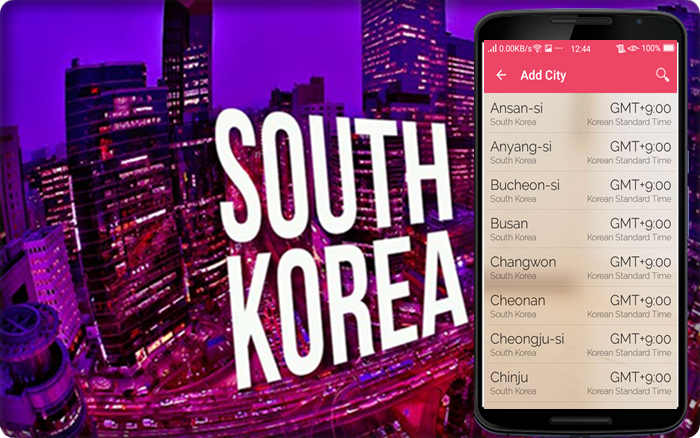South Korea time ภาพหน้าจอ 1