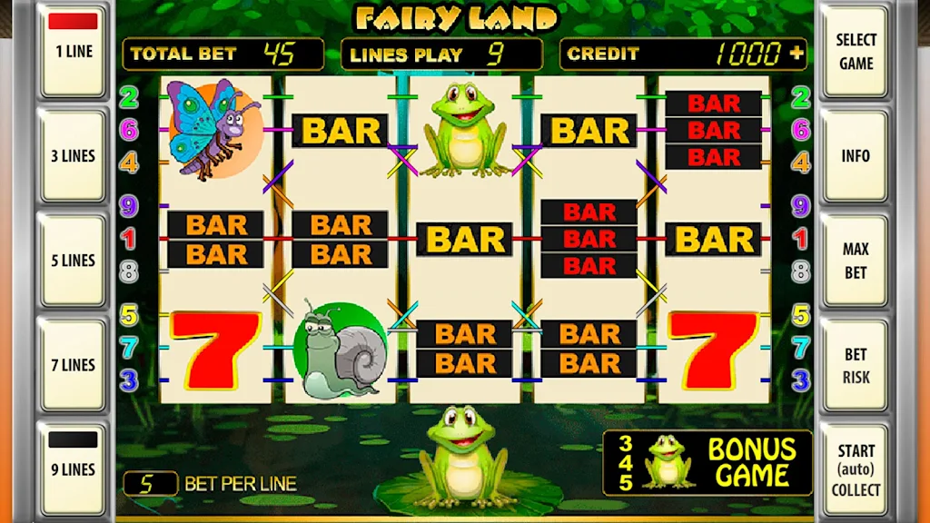 Slot machines Fairy Land Deluxe स्क्रीनशॉट 1