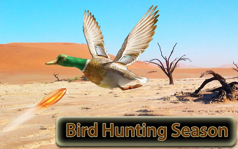 Desert Birds Sniper Shooter 3D Zrzut ekranu 0