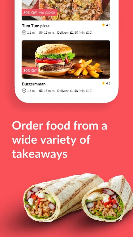 Foodhub - Online Takeaways Screenshot 0