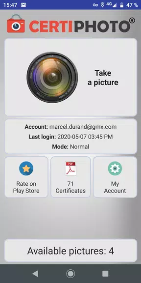 CertiPhoto স্ক্রিনশট 0