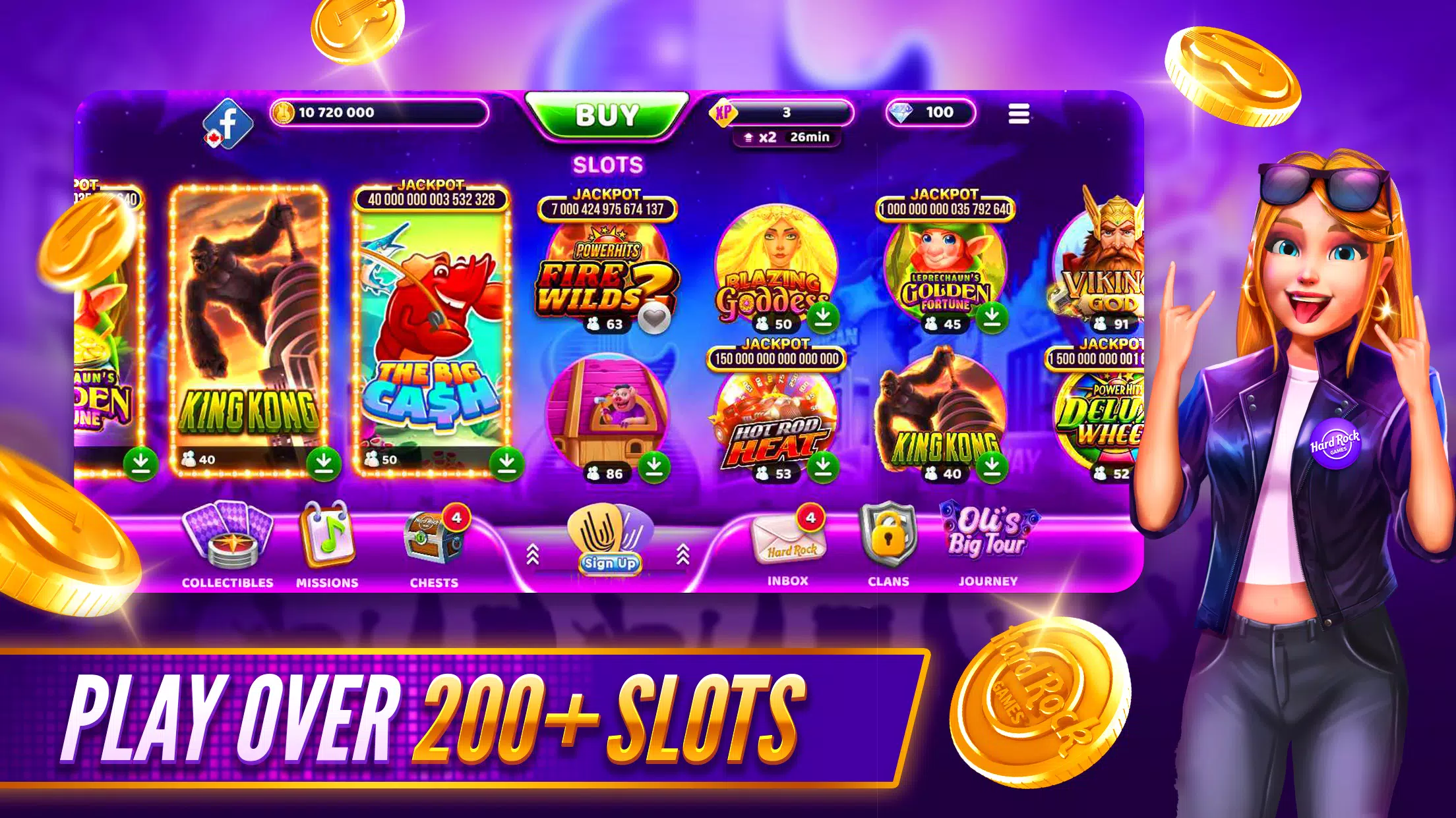 Hard Rock Jackpot Planet ဖန်သားပြင်ဓာတ်ပုံ 0