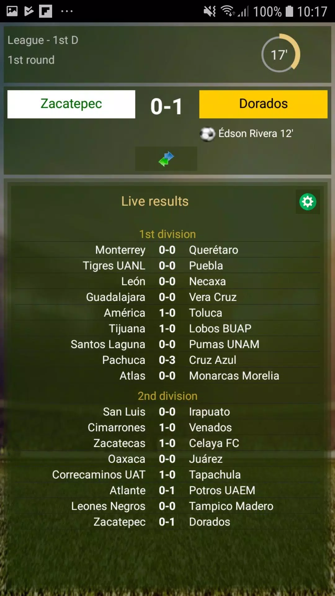 Cyberfoot Capture d'écran 3