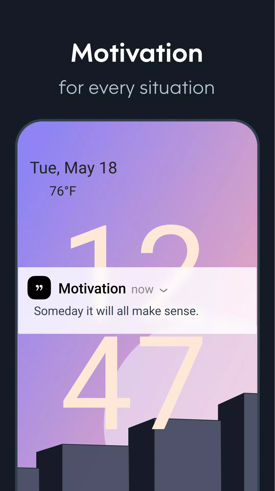 Motivation - Daily quotes Screenshot 0