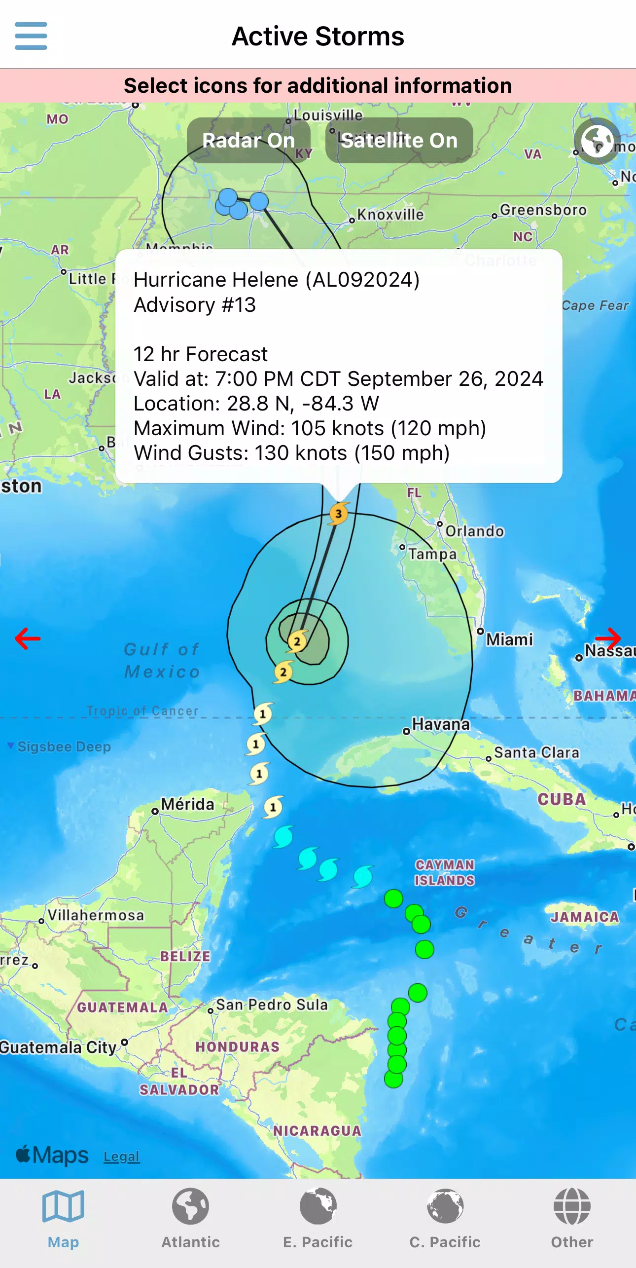 Tropical Hurricane Tracker স্ক্রিনশট 1