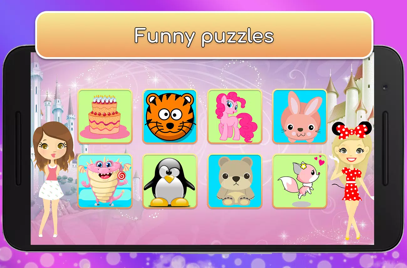 Kids Games for Girls. Puzzles Ảnh chụp màn hình 1