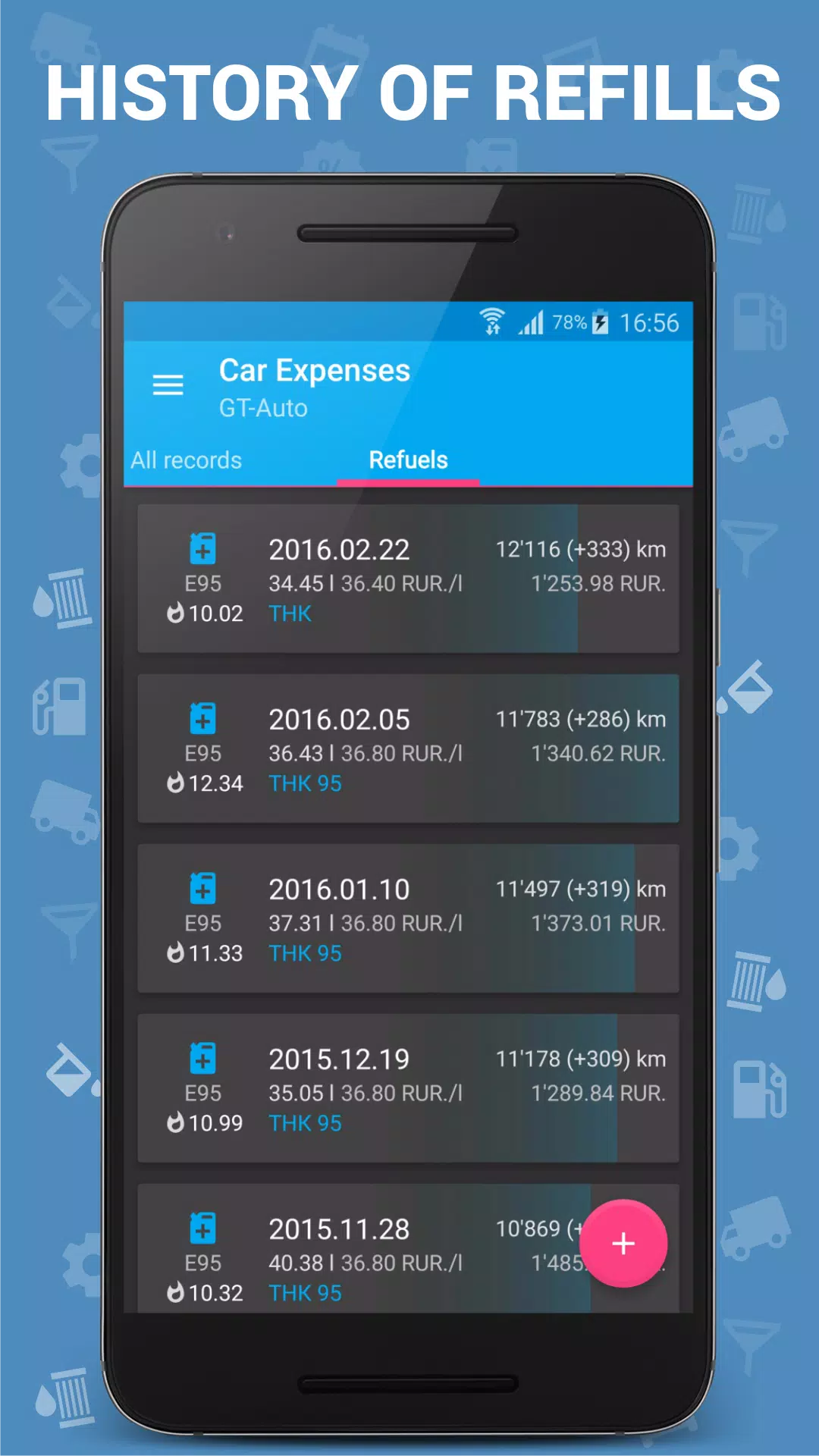 Car Expenses Manager應用截圖第2張