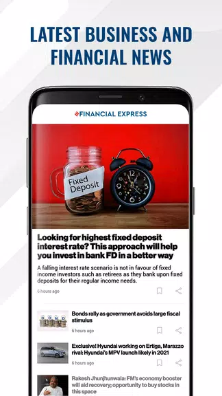 Financial Express-Market News Captura de pantalla 0