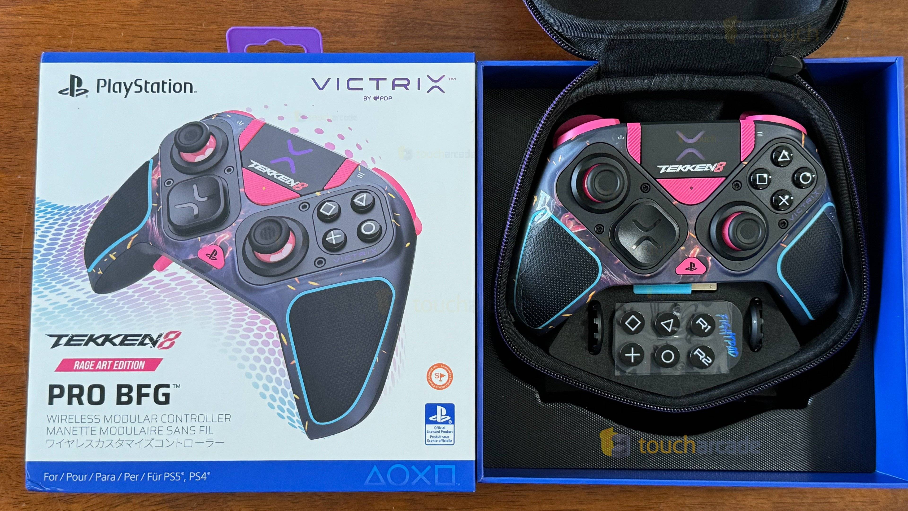 Victrix Pro BFG Tekken 8 Rage Art Edition Controller Contents