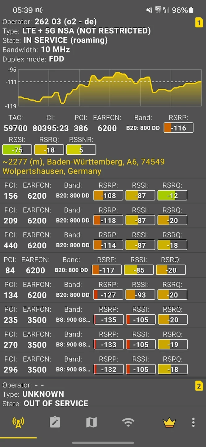 Netmonitor: Cell & WiFi スクリーンショット 1