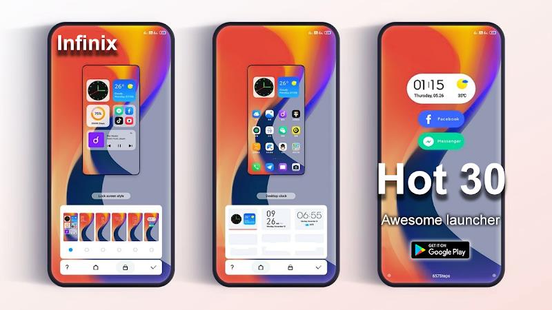 Infinix Hot 30 Launcher:Themes Tangkapan skrin 2