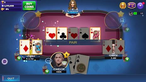 Texas Holdem Mania: Poker Game Tangkapan skrin 1