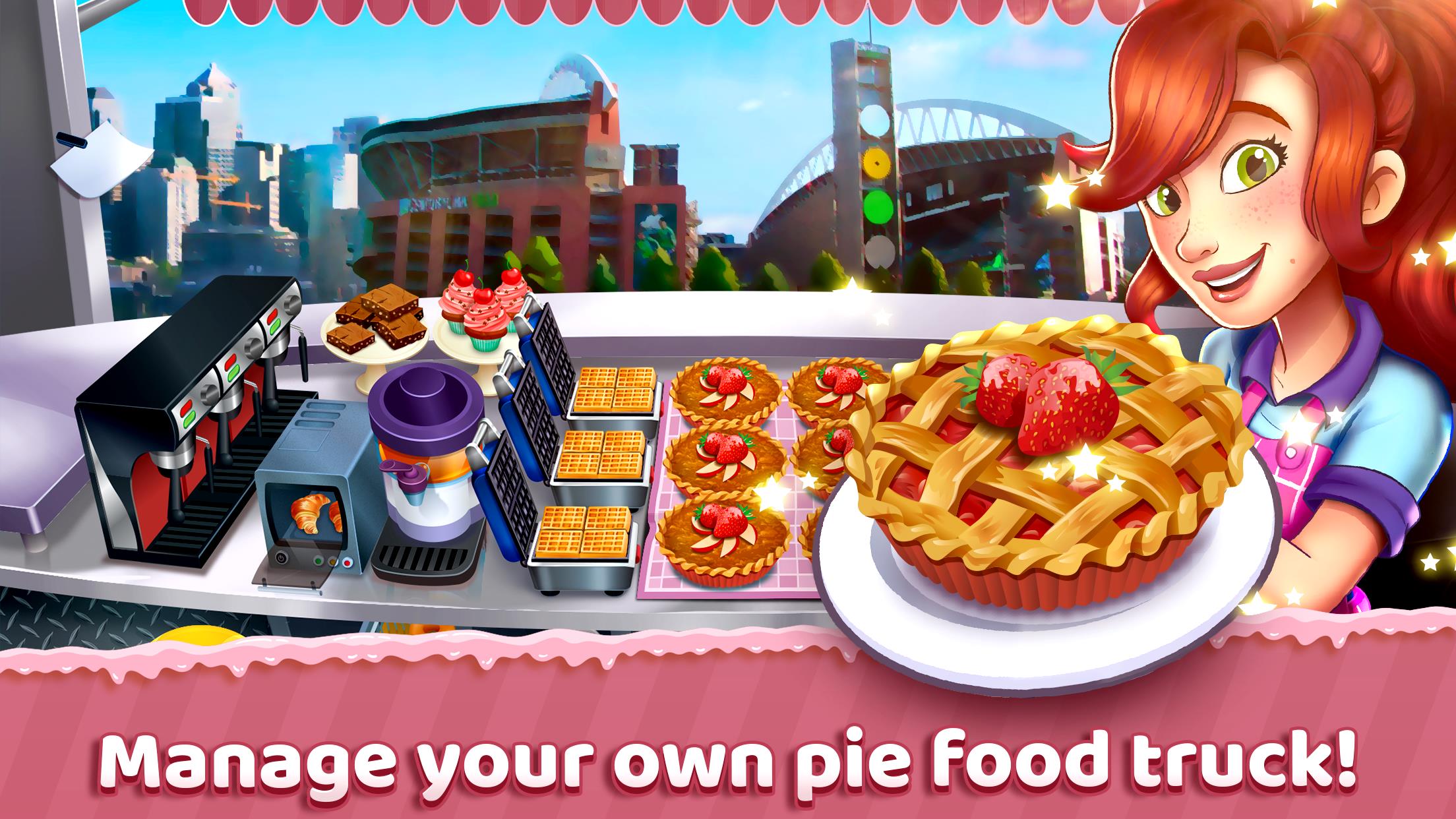 Seattle Pie Truck: Food Game 스크린샷 0