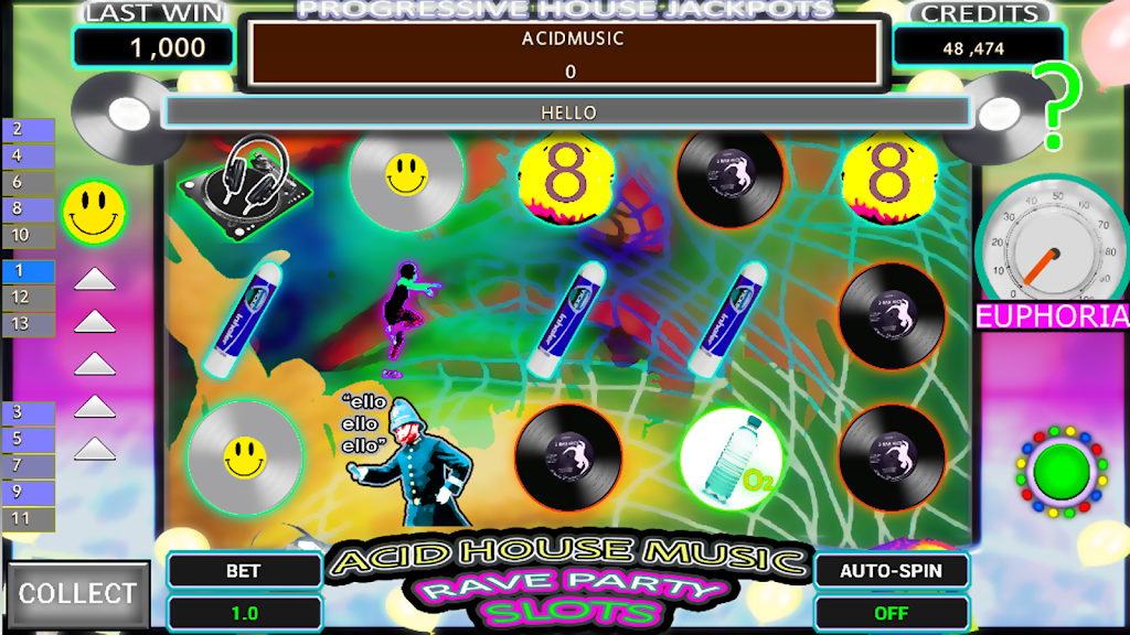 Dance Energy Rave Party Slot Tangkapan skrin 0