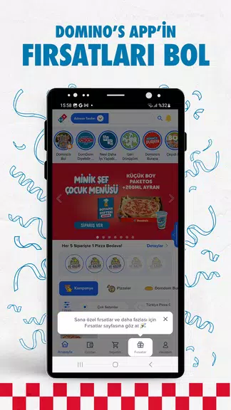 Domino's Pizza Türkiye スクリーンショット 0