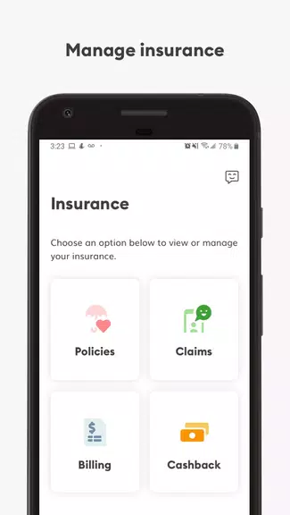 Onlia Insurance Capture d'écran 1