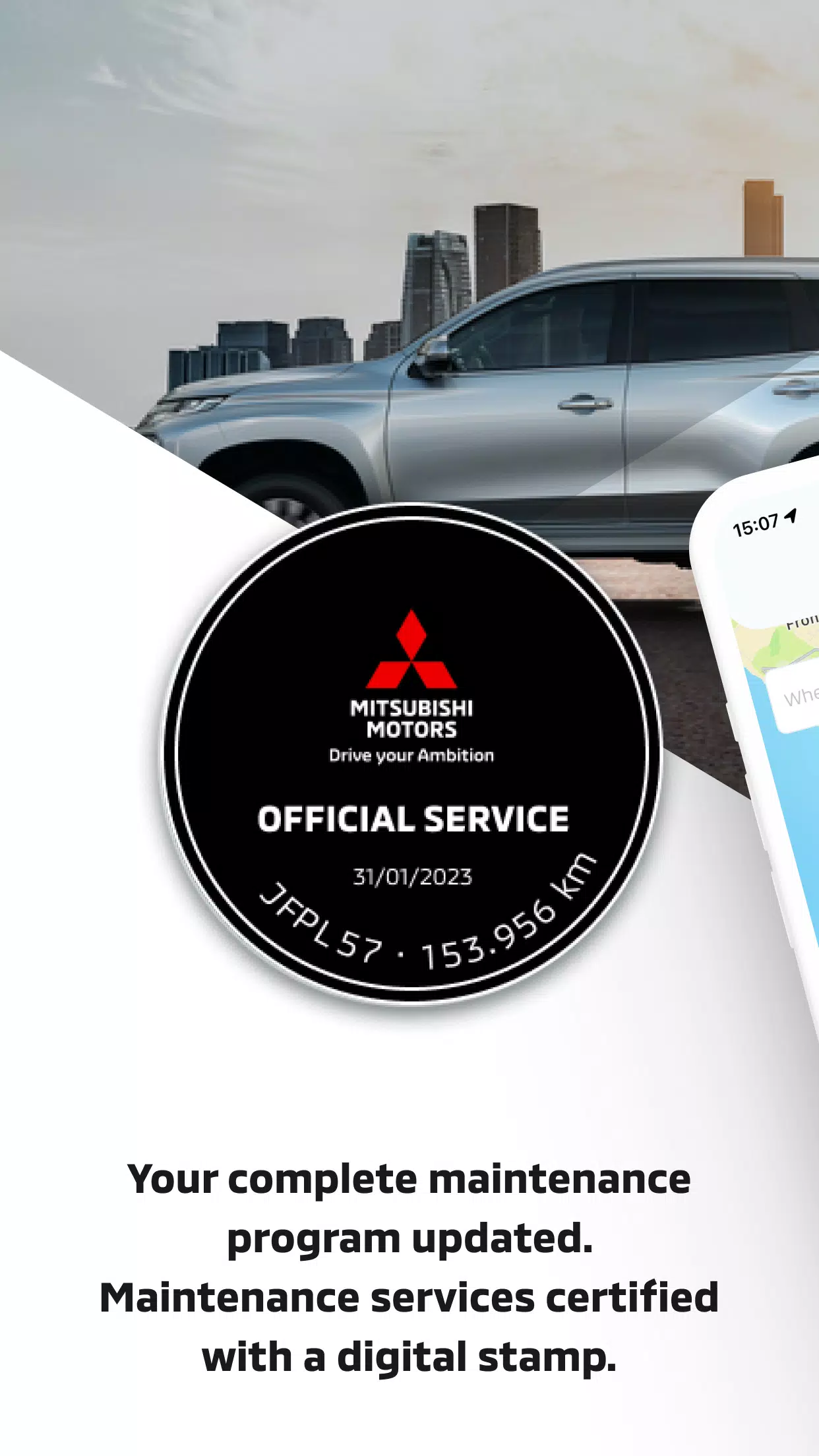 Mitsubishi App Zrzut ekranu 2