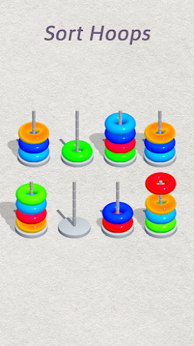 Color Hoop Sort - Color Sort स्क्रीनशॉट 0