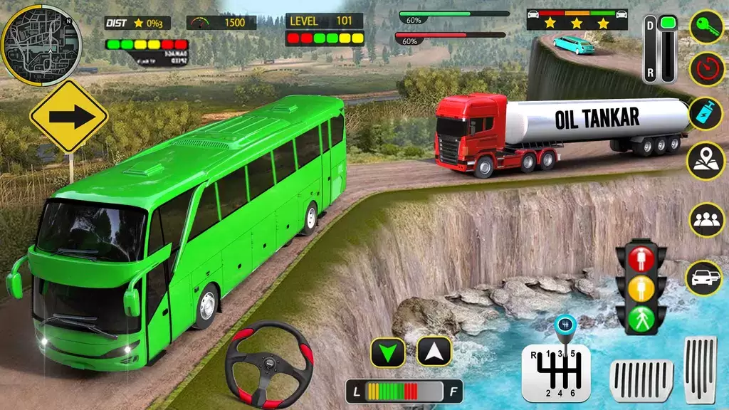 Coach Bus 3D Driving Games Schermafbeelding 3