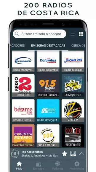 Radios de Costa Rica Online Capture d'écran 0