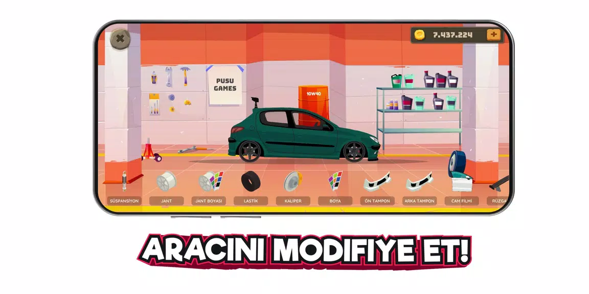 2d Car Series Tuning Game Ảnh chụp màn hình 2