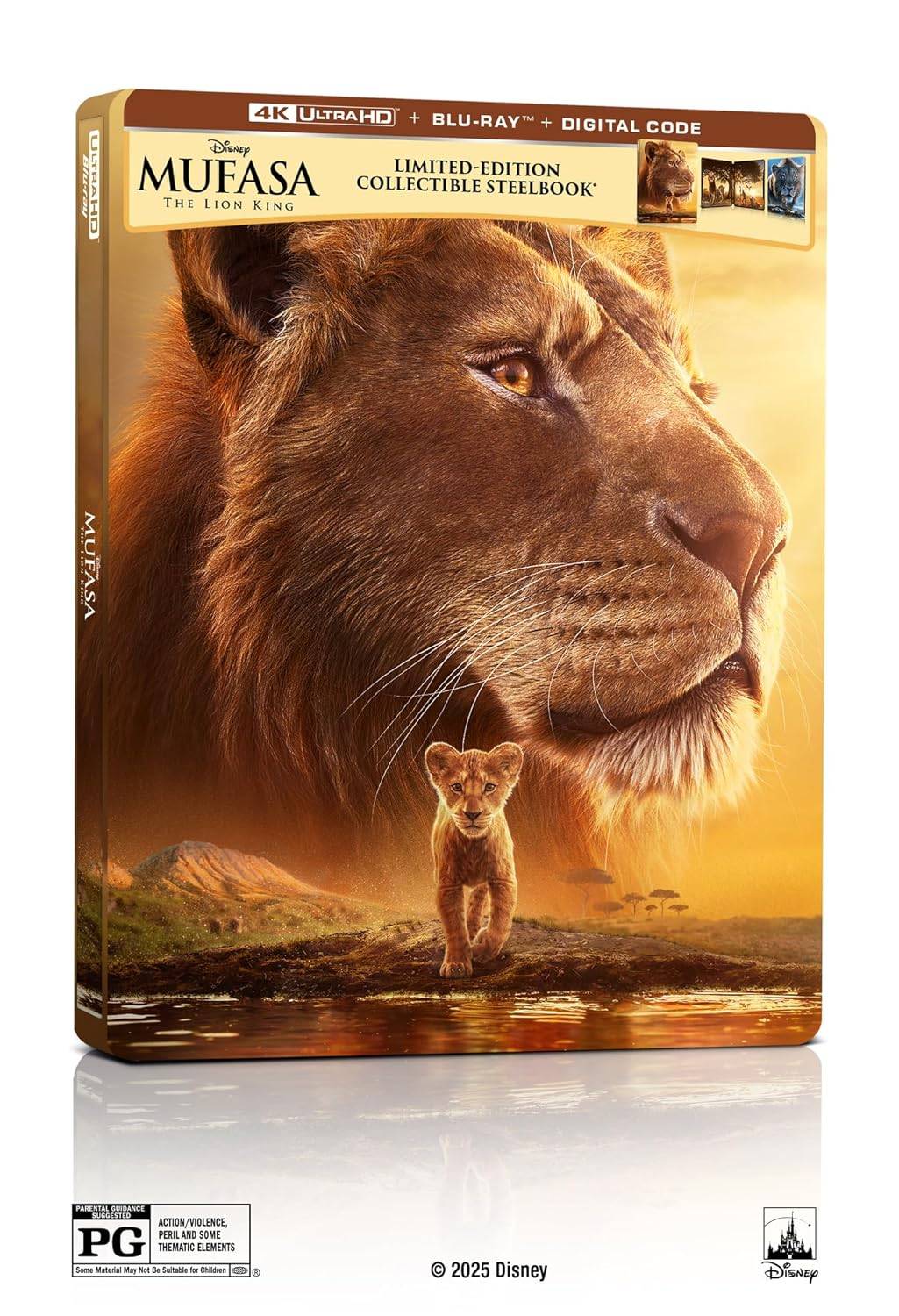 Het 4K Steelbook van Mufasa is nu beschikbaar om vooraf te bestellen