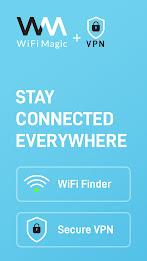 WiFi Magic+ VPN ဖန်သားပြင်ဓာတ်ပုံ 0