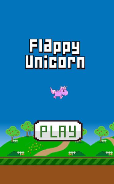 Flappy Unicorn स्क्रीनशॉट 0